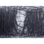 “Crossing Open Ground” (series)   charcoal   2001 76x55cm